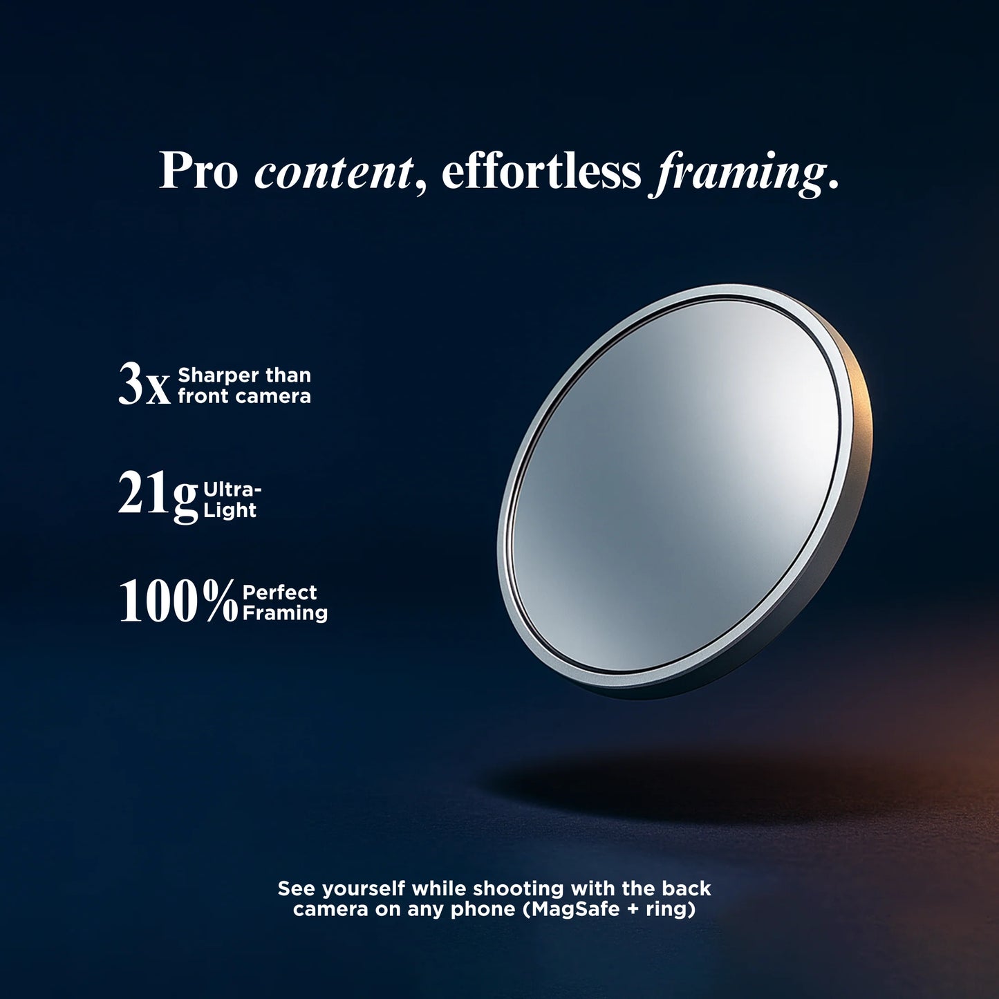 Magnetic Selfie Mirror